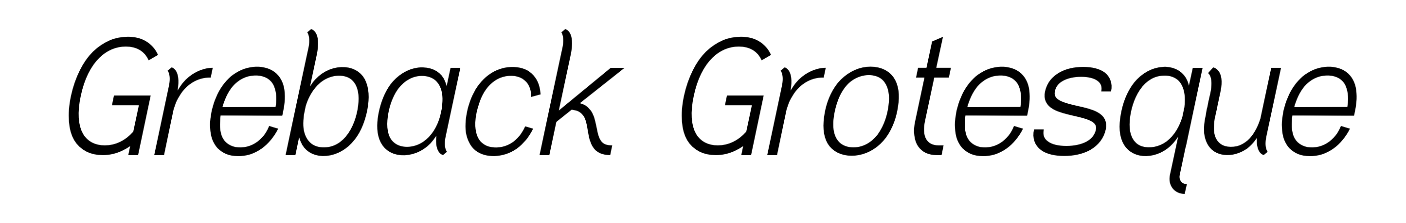 Greback Grotesque
